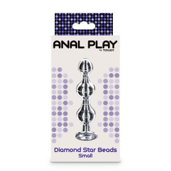 ANAL PLAY TOYJOY Plug Bijou Diamond Star Beads S 9.5 x 2.2cm